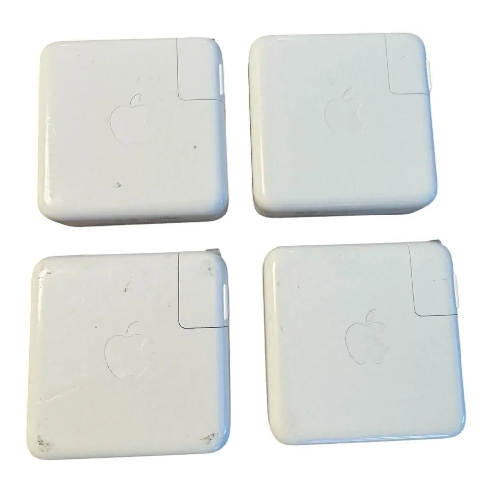 Lot Of 4 Apple Genuine OEM USB-C Charging Adapters 3x 61W 1x 67W No Cables